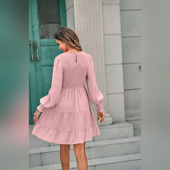 Boutique | Swing Dress | Color: Blush | Size: L - Picture 12 of 13